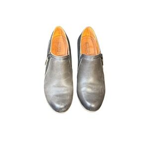 Pikolinos‎ Women's Shoes Ankle Bootie Wedge Block Leather Side Zip Olive 39/8 US